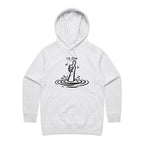 I'm Fine Drowning Thumbs Up Women's AS Colour Hoodie