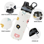 Love Message - Insulated Water Bottle with Dual-Use Lid (18oz) Insulated Water Bottle with Dual-Use Lid (18oz) Love Printed Offshore