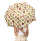 Round Pizzas On White Umbrella Umbrella Food Printed Offshore