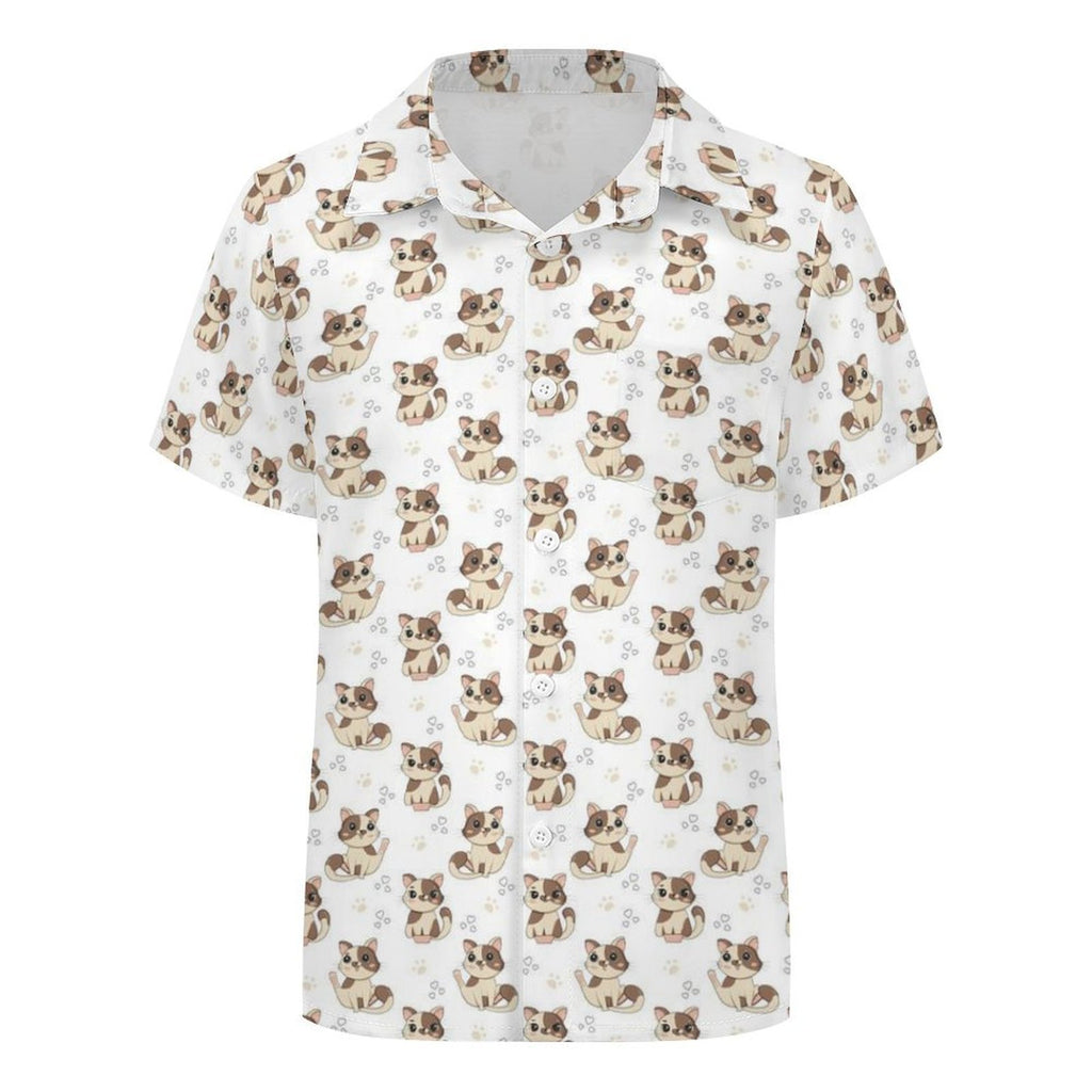Quokkas Kids Cotton Short Sleeve Shirt