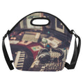 Sound Desk Neoprene Lunch Bag One Size Neoprene Lunch Bag Music Printed Offshore