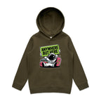 Astronaut, Anywhere But Here - Kids Hoodie Army Kids Hoodie Printed In Australia
