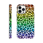 Rainbow Leopard Print - Apple iPhone Tough case iPhone 13 Pro Max iPhone Tough Case animal Globally Fulfilled