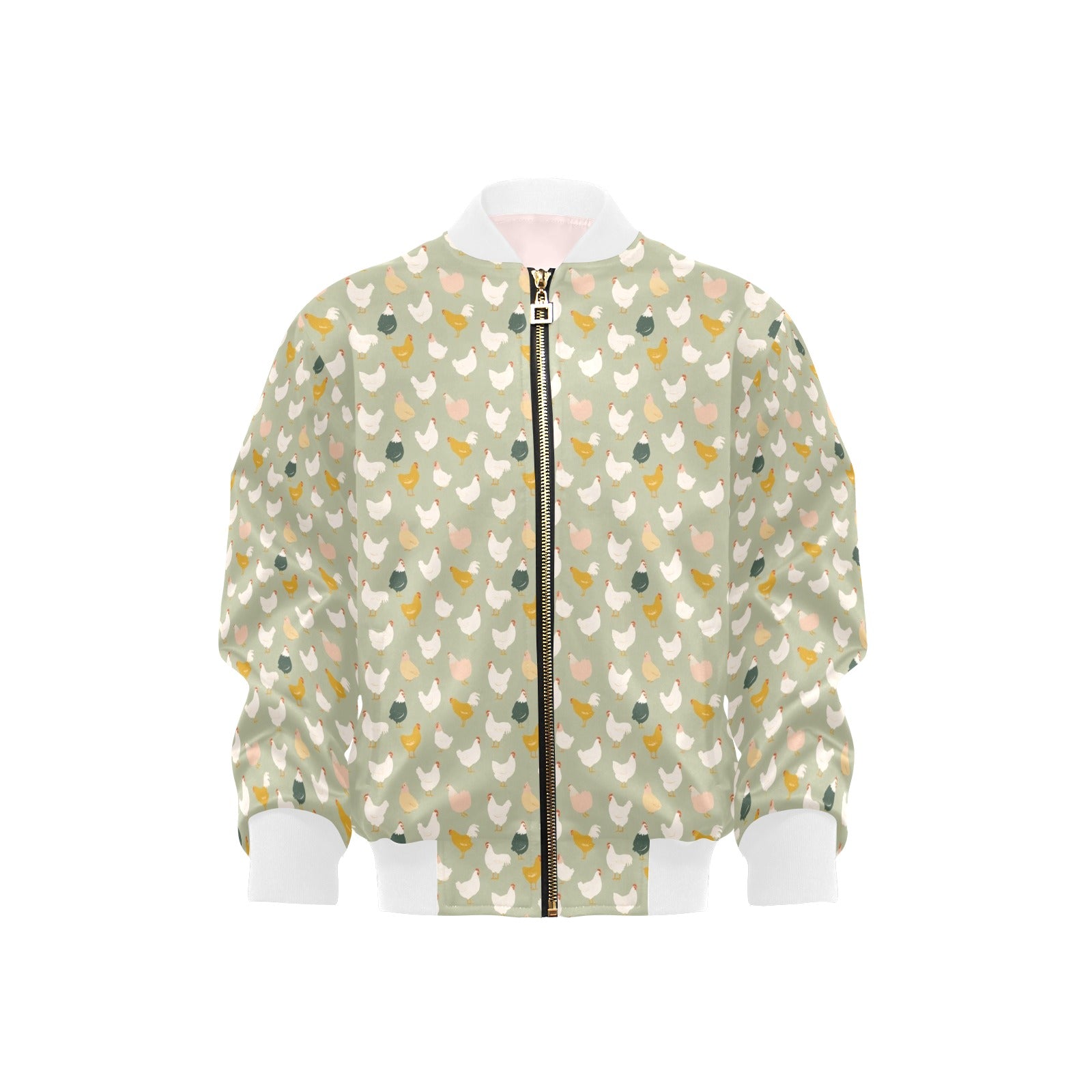 Chicken Life Kids Bomber Jacket