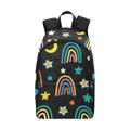 Rainbows Fabric Backpack One Size Fabric Backpack Printed Offshore