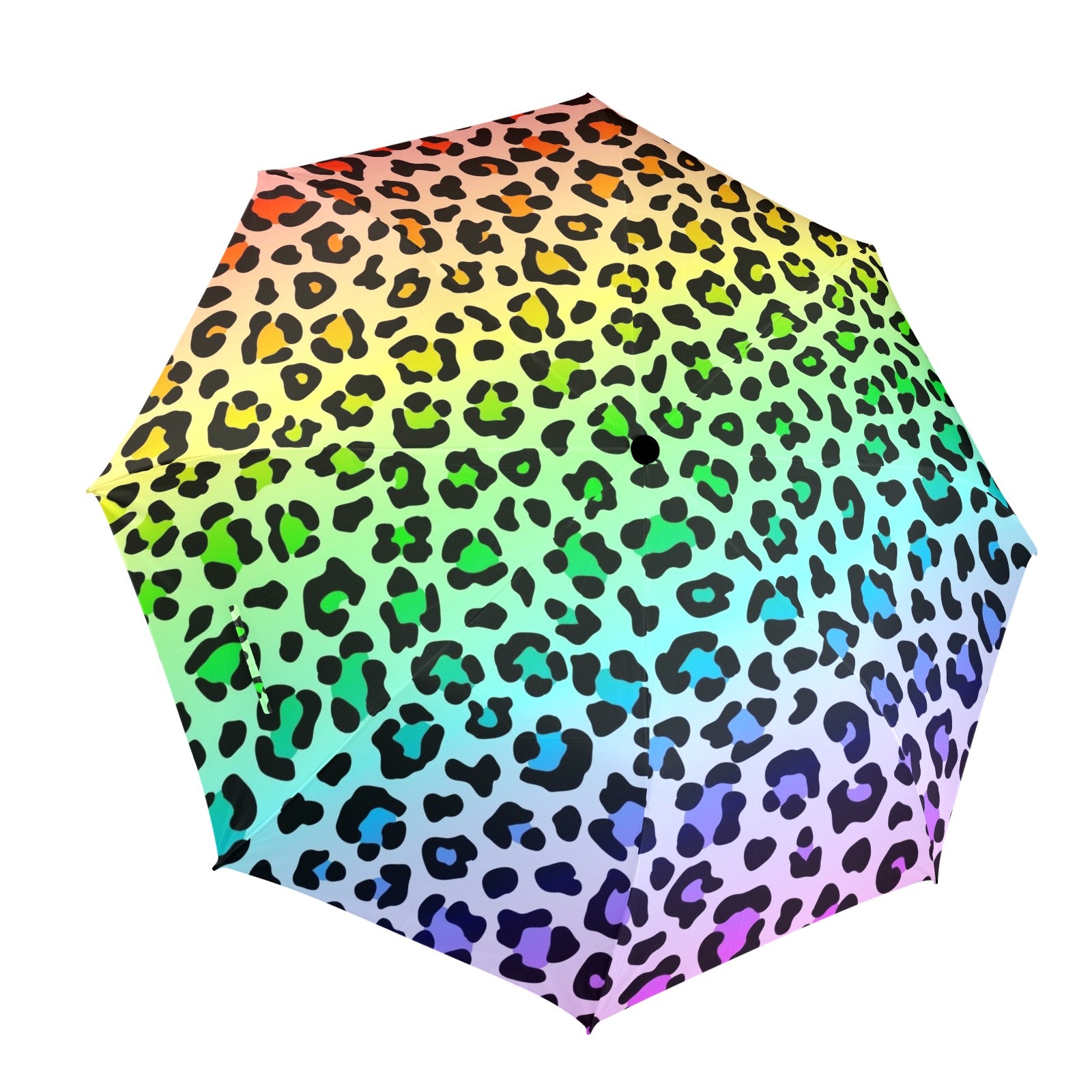 Rainbow Leopard Print Umbrella One Size Umbrella Printed Offshore
