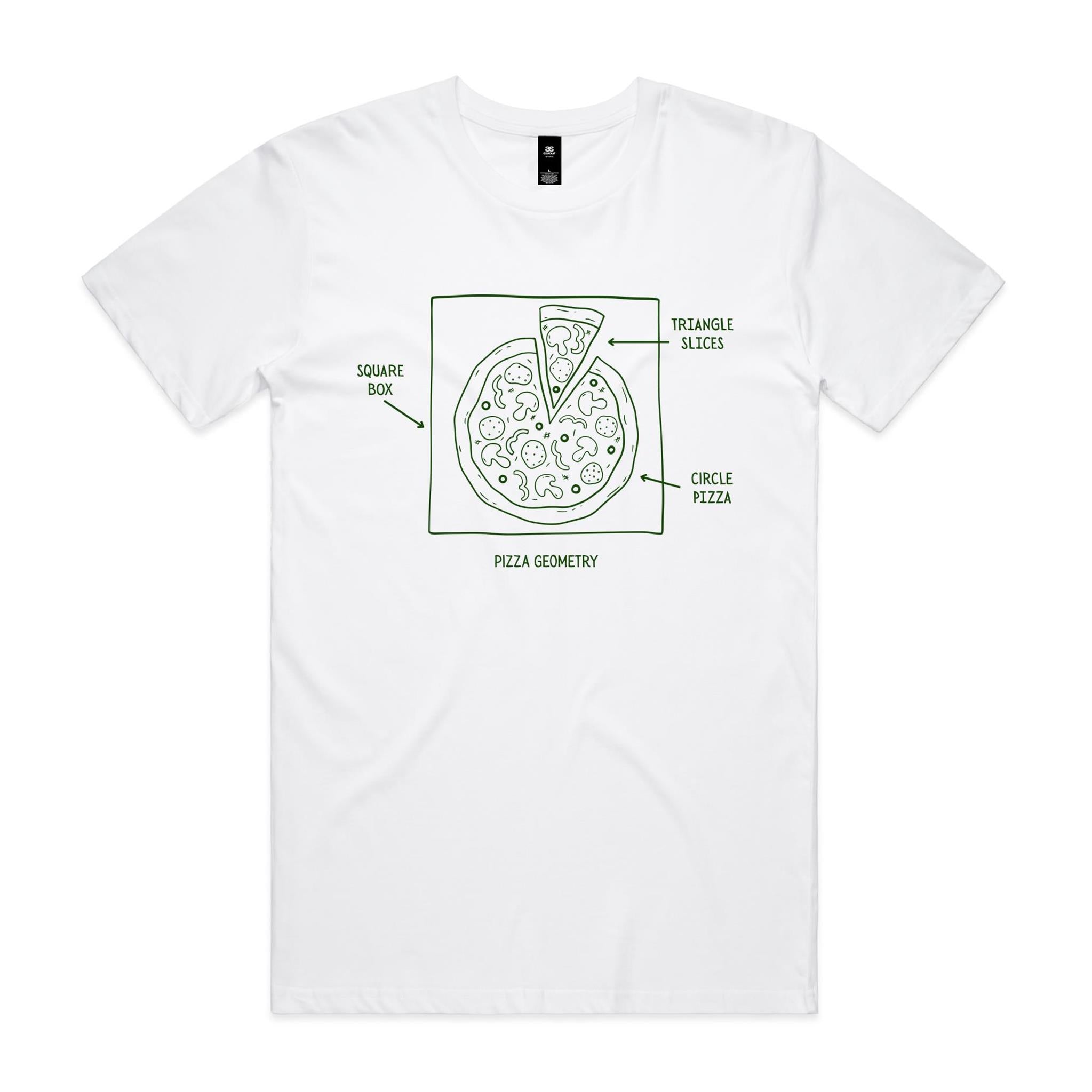 Pizza Geometry Men's AS Colour T-shirt