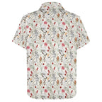 Australian Plants And Animals Women's Collared Pocketless Short Sleeve Shirt