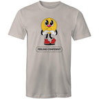 Feeling Confident - Mens T-Shirt Light Grey Mens T-shirt Printed In Australia