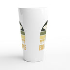 Alien Ew, People - White Latte 17oz Ceramic Mug Latte Mug Globally Fulfilled Sci Fi