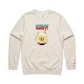 Sweet And Salty, Ice-Cream And Fries - AS Colour Stencil Crew Sweatshirt Ecru Sweatshirt Food Printed In Australia