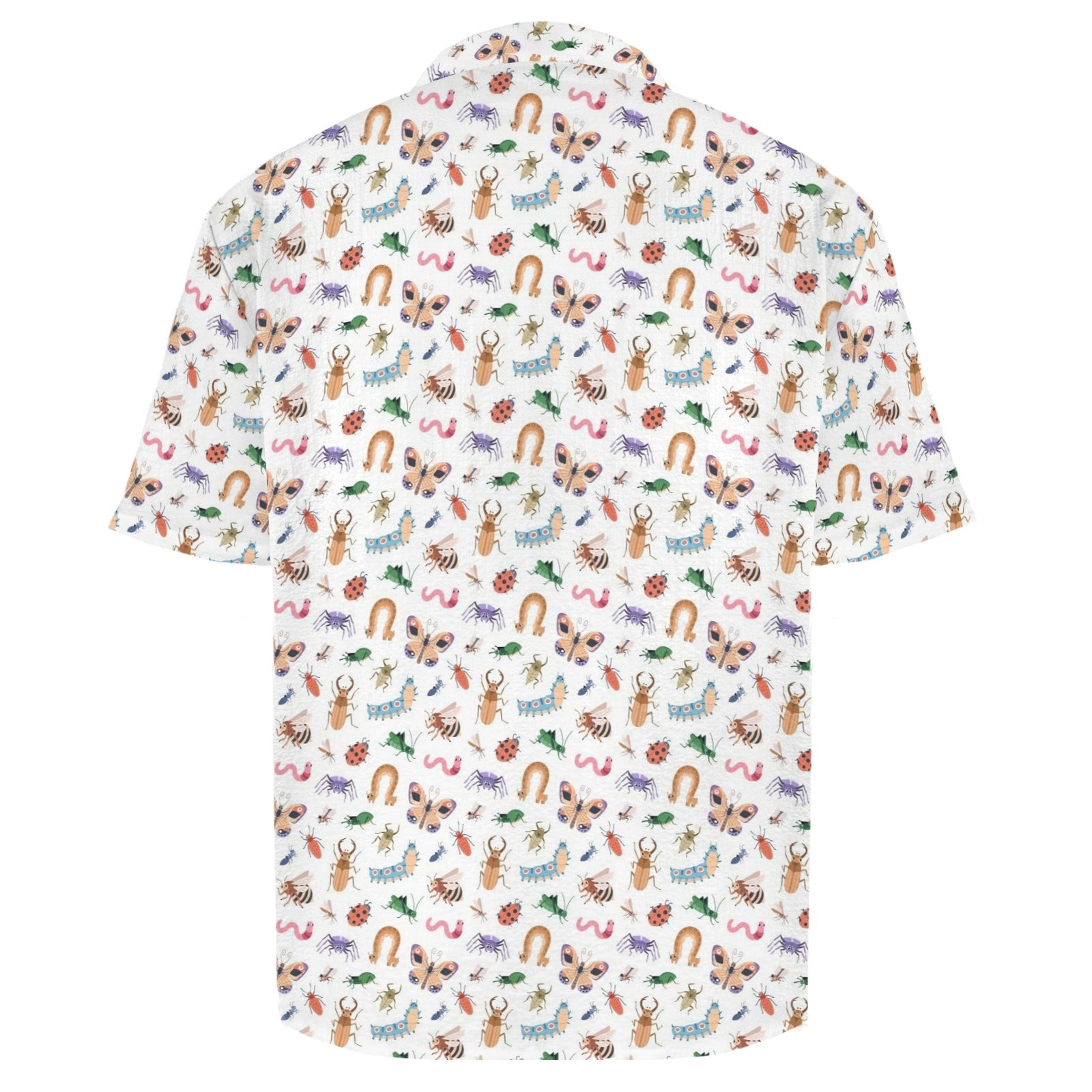 Cute Bugs Men's Crinkle Hawaiian Shirt