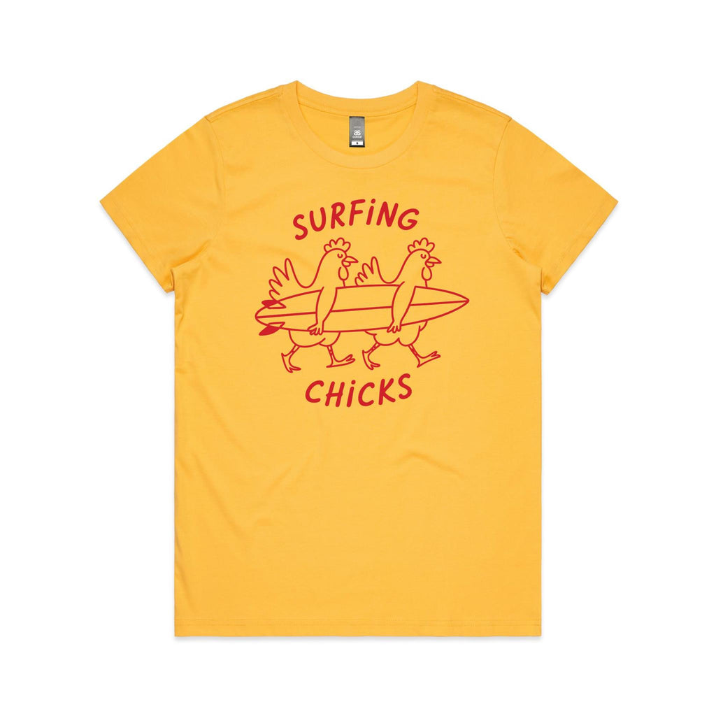 Surfing Chicks Women's AS Colour T-shirt