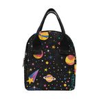 Colourful Space - Zipper Lunch Bag One Size Zipper Lunch Bag Printed Offshore