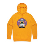 Coffee, Alien, UFO, Take Me To Your Brewer Men's AS Colour Hoodie Gold Mens Hoodie Coffee Printed In Australia Sci Fi