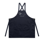 Stay Grounded, Coffee Portafilter AS Colour Carrie Apron Navy One Size Apron Coffee Printed In Australia