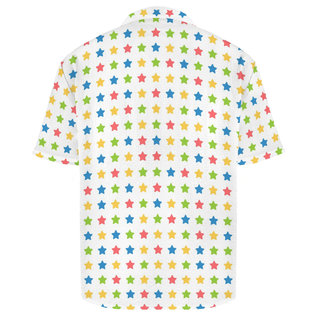 Stars Men's Crinkle Hawaiian Shirt