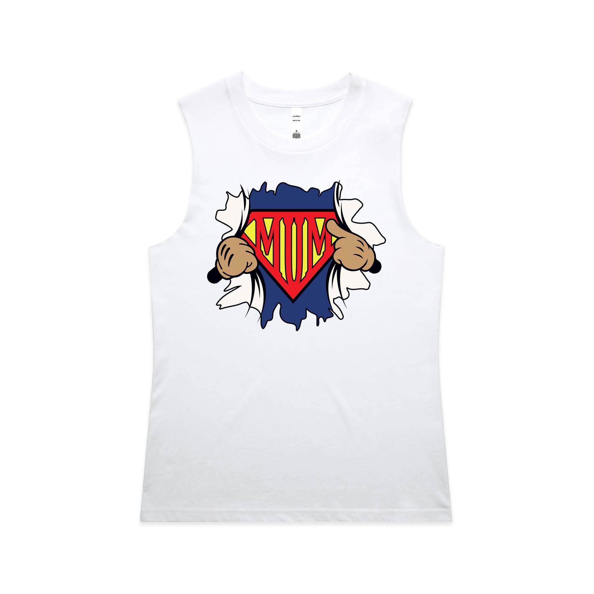 Mum, Superhero - AS Colour Women's Maple Tank