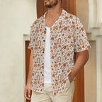 Peace And Love - Men's Short Sleeve Hawaiian Shirt