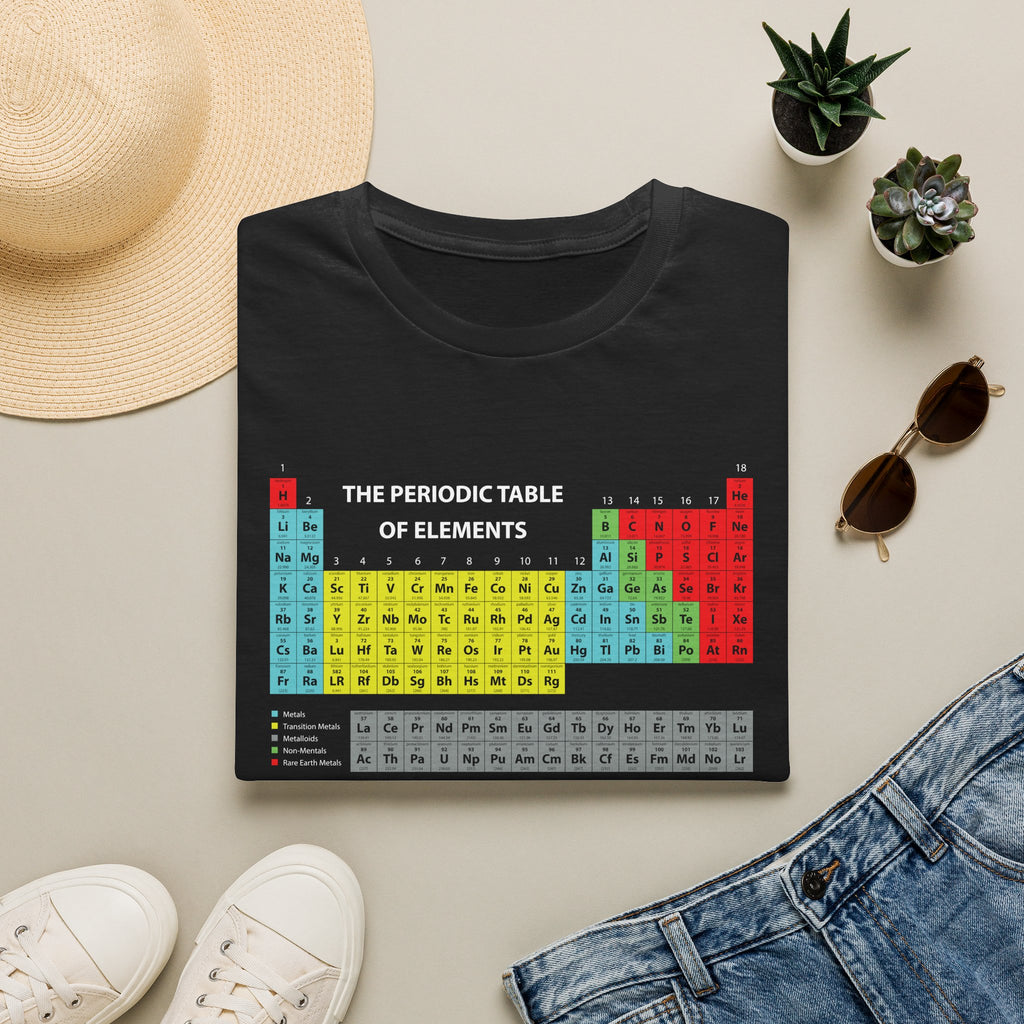 I Wear This Shirt Periodically, Periodic Table Unisex T-Shirt Unisex Adult T-shirt Globally Fulfilled Science