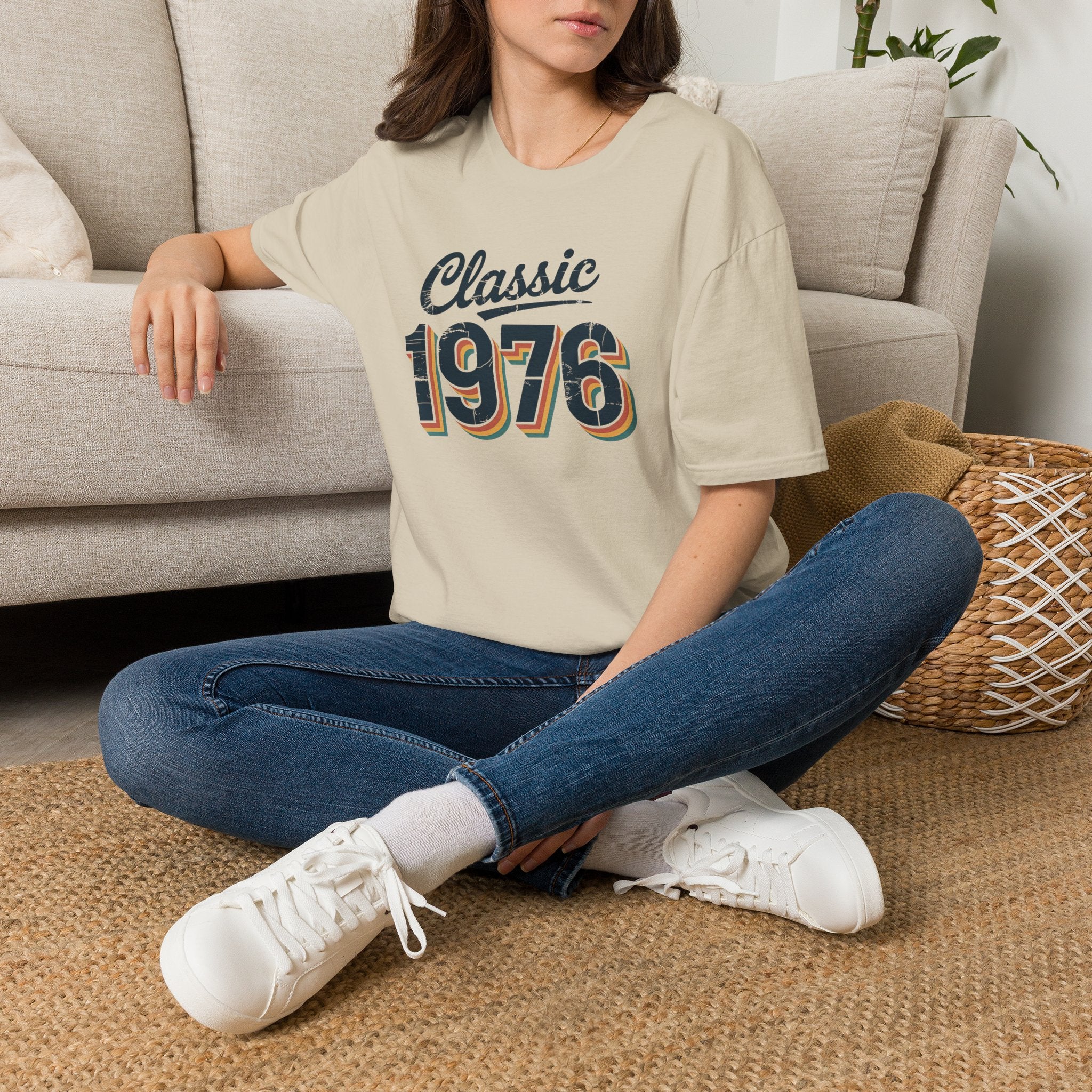 Turning 50, Classic 1976 Unisex Softstyle T-Shirt T-Shirt Australian Printer Birthday