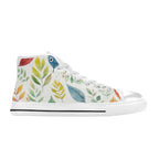 Autumn Leaves - Men's High Top Canvas Shoes