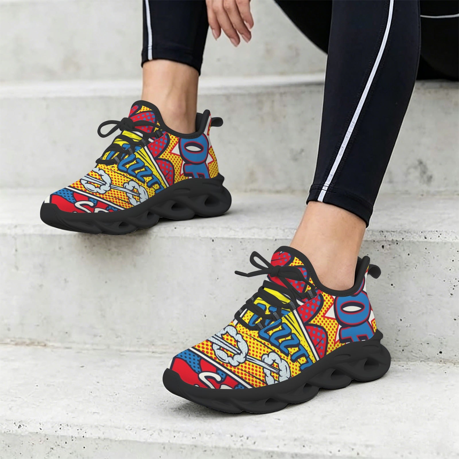 Comic Book Women's Twisted Sole Sneakers