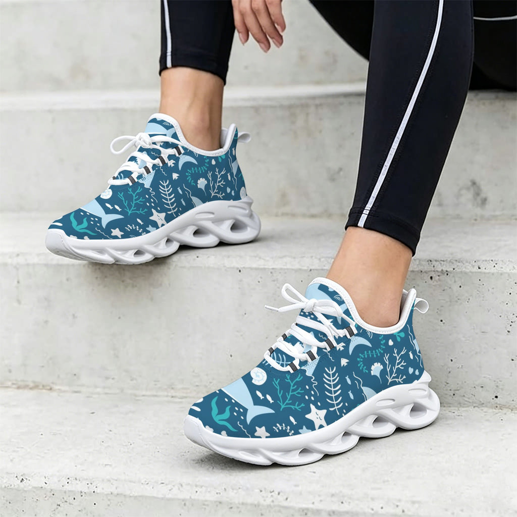 Shark Ocean Women's Twisted Sole Sneakers
