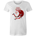 Santa, Ho Ho Holidays - Womens T-shirt White Womens Christmas T-shirt Christmas Printed In Australia