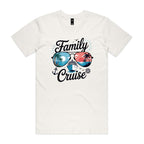Family Cruise Mens Cruise T-shirt Natural Mens Cruise T-shirt Cruise Printed In Australia