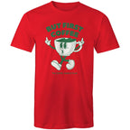 But First Coffee, The Coffee Addicts Club - Mens T-Shirt Red Mens T-shirt Coffee Printed In Australia