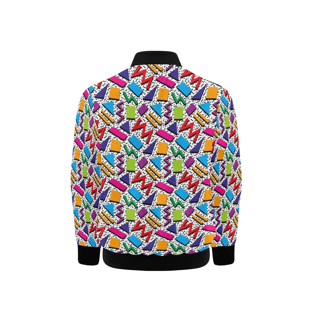 Graphic 80's Kids Bomber Jacket