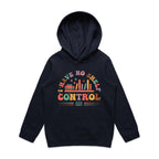I Have No Shelf Control, Books - Kids Hoodie Navy Kids Hoodie Printed In Australia