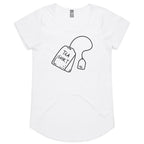 Tea Shirt - Womens Scoop Neck T-Shirt White Womens Scoop Neck T-shirt Printed In Australia Tea
