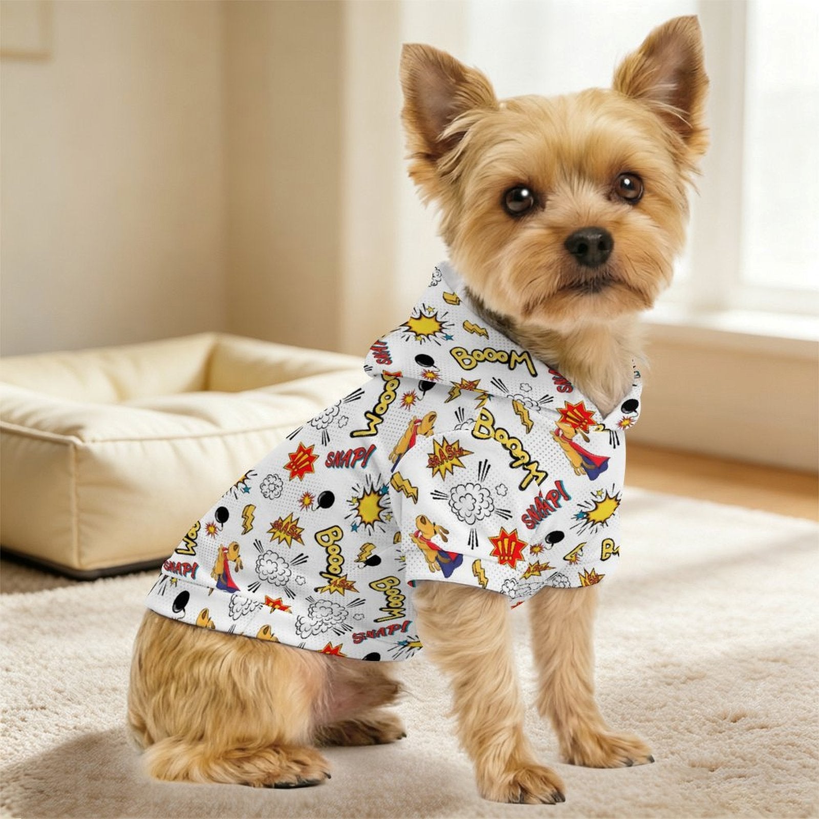 Super Dog Pet Hoodie (Small Size)