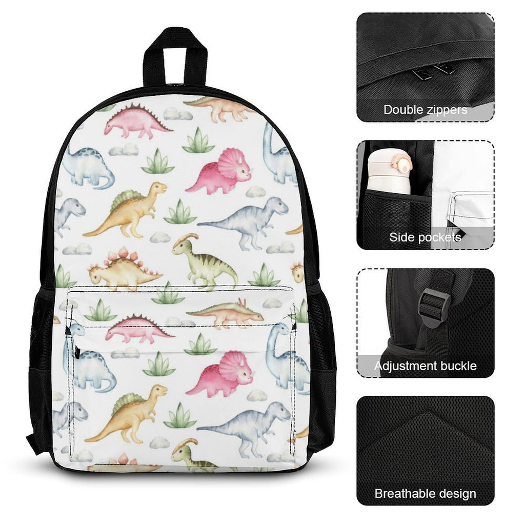 Dinosaur Garden - Three Piece Backpack Set