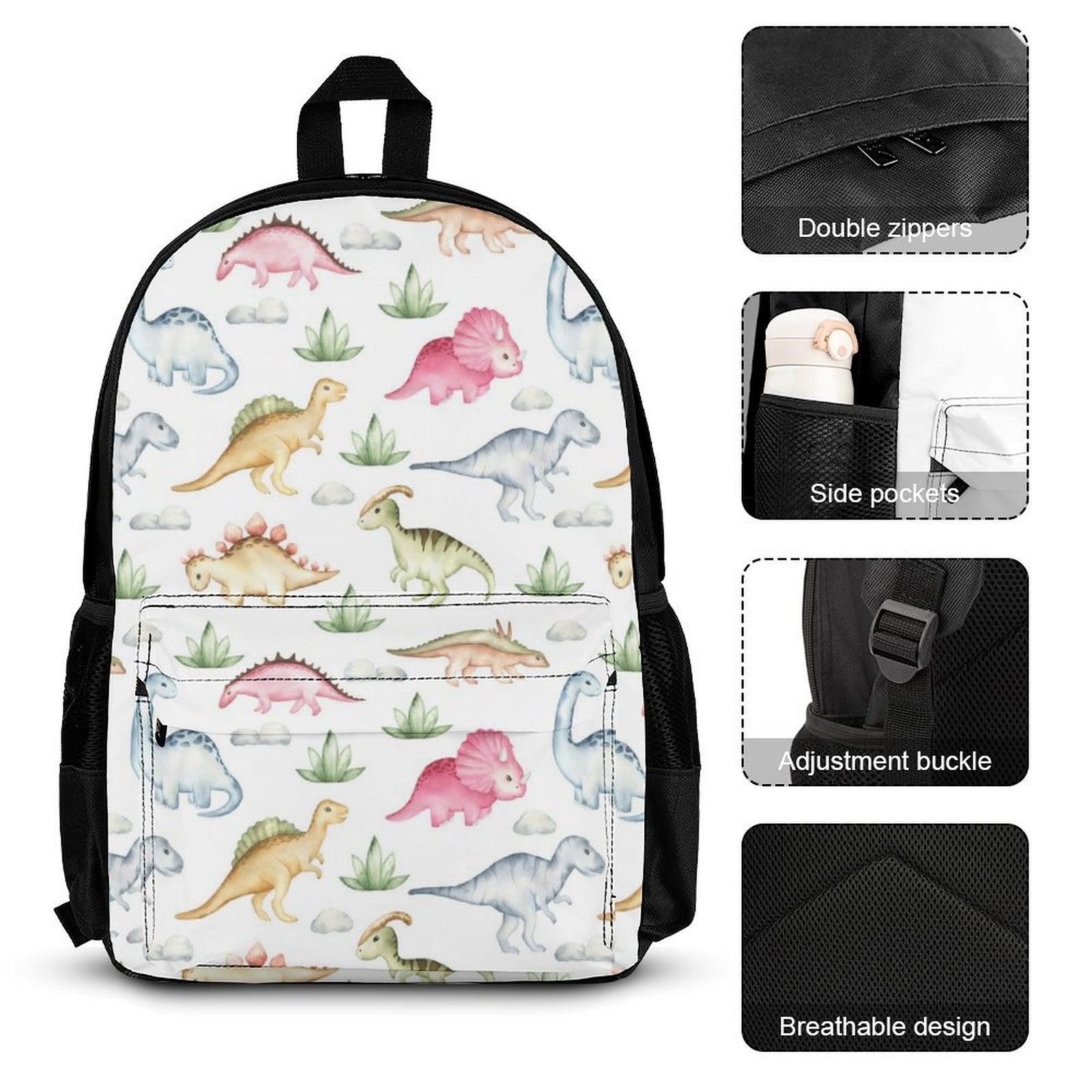 Dinosaur Garden - Three Piece Backpack Set