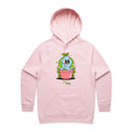 Plant Earth Women's AS Colour Hoodie Pink Womens Hoodie Environment Plants Printed In Australia