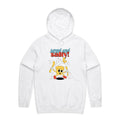 Sweet And Salty, Ice Cream And Fries Men's AS Colour Hoodie White Mens Hoodie Food Printed In Australia