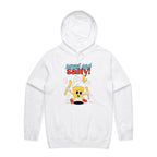 Sweet And Salty, Ice Cream And Fries - Mens Hoodie White Mens Hoodie Food Printed In Australia