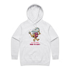 Cake, Do You Even Need To Ask? - Womens Hoodie White Marle Womens Hoodie Food Printed In Australia