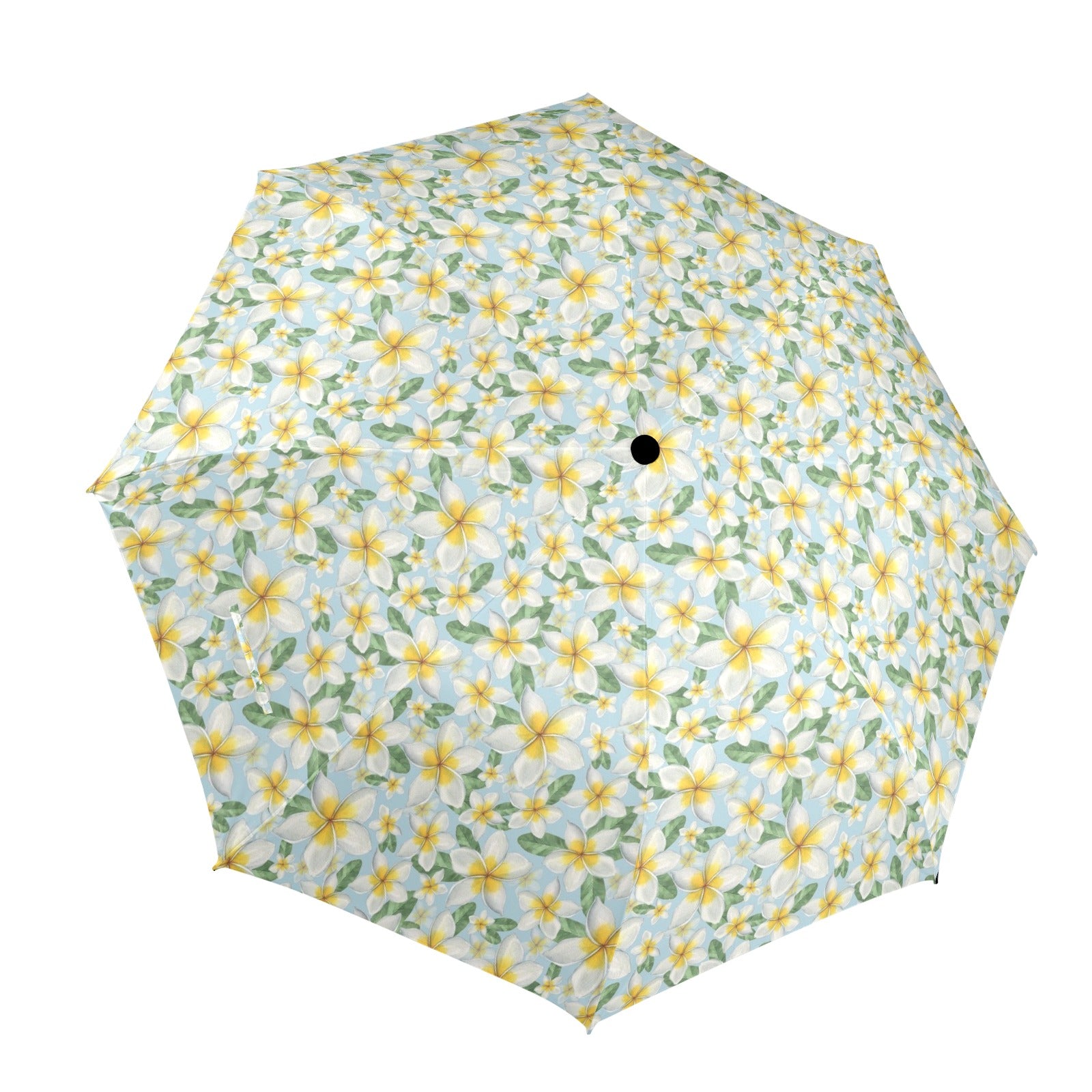 Delicate Frangipani Umbrella One Size Umbrella Plants Printed Offshore