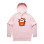 Chicken Pot Pi - Womens Hoodie Pink Womens Hoodie animal Maths Printed In Australia
