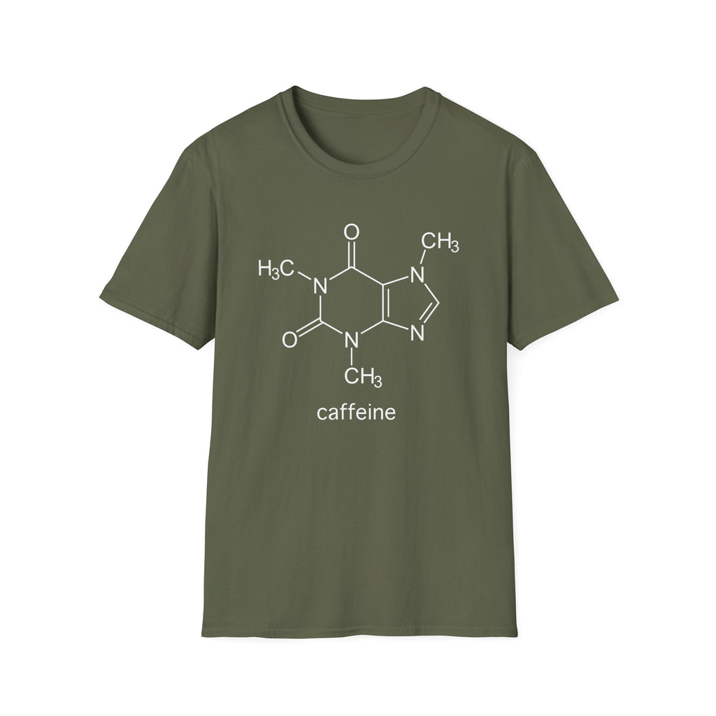 Caffeine Molecule - Unisex Softstyle T-Shirt
