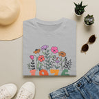 Turning 50, 1976 Vintage Floral Unisex Softstyle T-Shirt T-Shirt Australian Printer Birthday