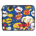 Blue Comic Book Laptop Sleeve (Multiple Sizes) black Laptop Sleeve comic Printed Offshore