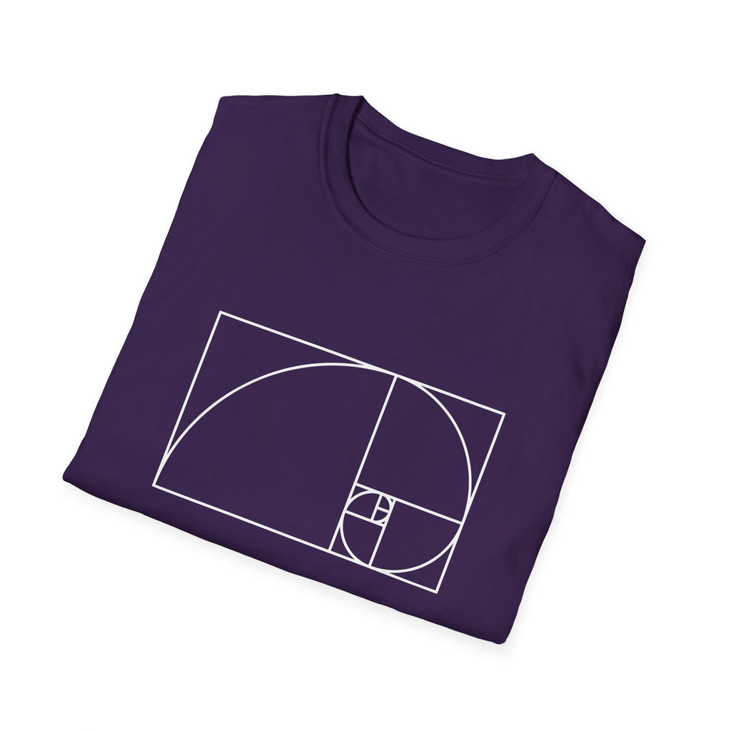 Fibonacci Unisex Softstyle T-Shirt T-Shirt Australian Printer Maths Science