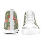Toadstools - Women's High Top Canvas Shoes