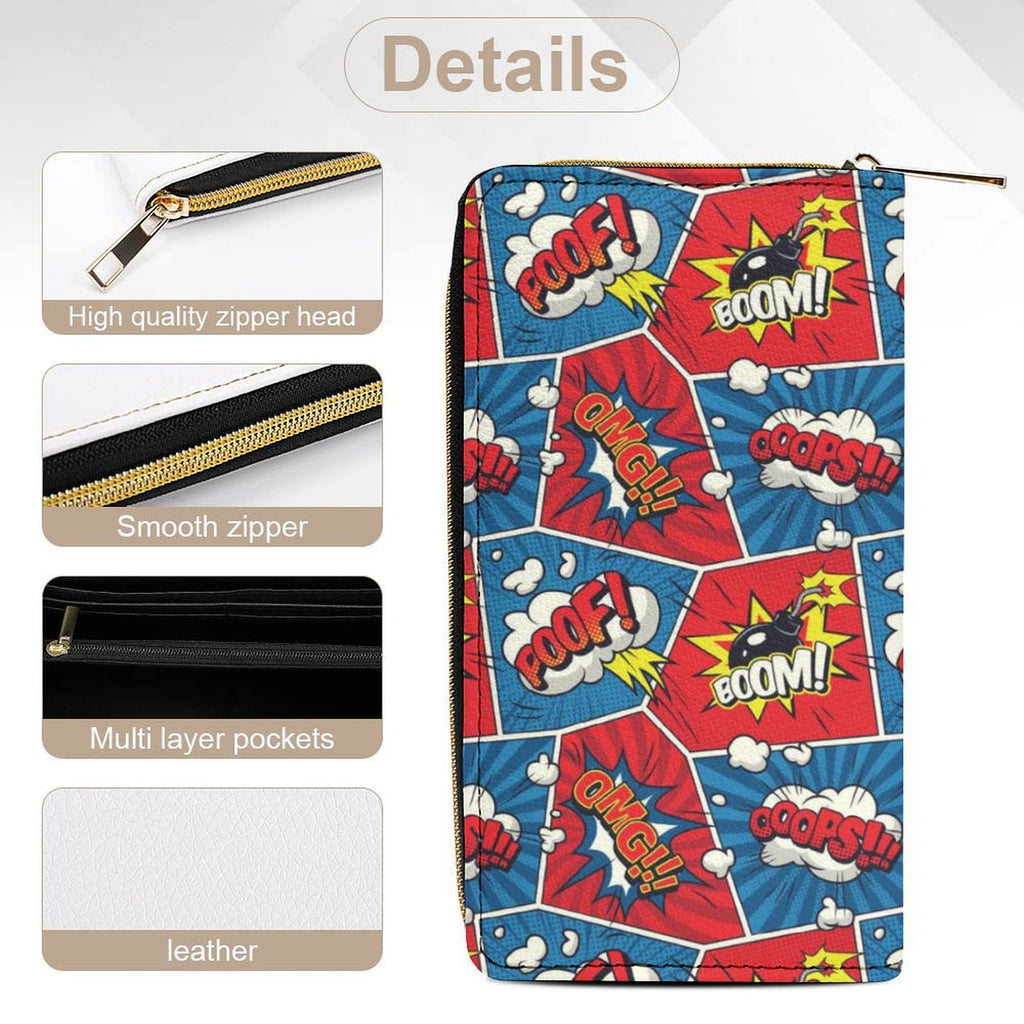Comic Book Cells -  PU Leather Wallet