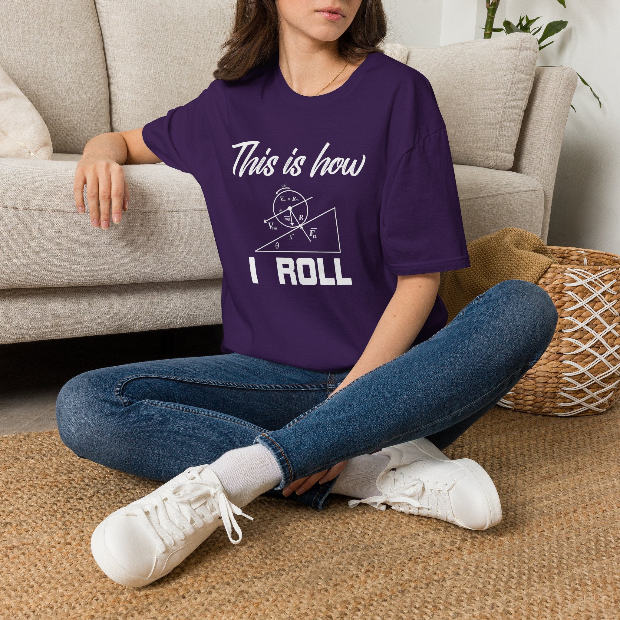 This Is How I Roll Unisex T-Shirt Unisex Adult T-shirt Globally Fulfilled Maths